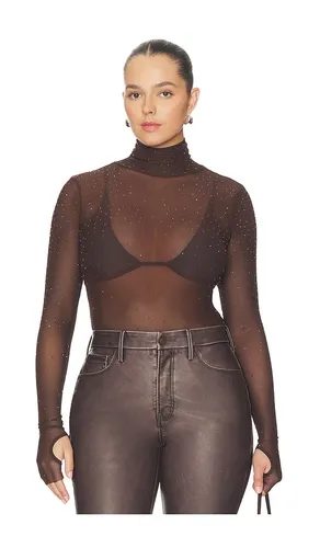 Milo Dew Drop Bodysuit in Brown. - size 1X (also in L) - AFRM - Modalova