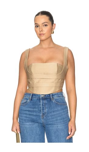 Kendra Top in Tan. - size S (also in XS, XXS) - AFRM - Modalova