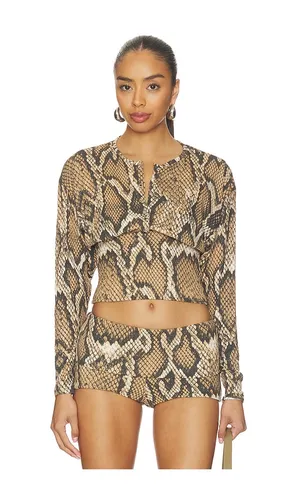 Selma Top in Brown. - size M (also in L) - AFRM - Modalova