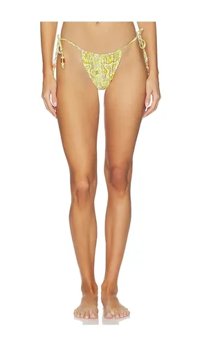 Cali Beaded Bikini Bottom in Yellow. - size L (also in M, S, XL, XS) - AFRM - Modalova