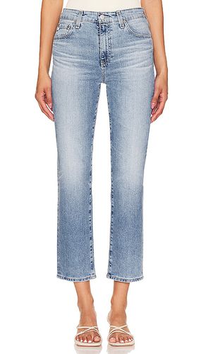 Saige Crop Straight Leg in Blue. - size 24 (also in 29, 31) - AG Jeans - Modalova