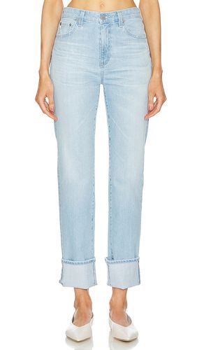 Saige Crop Straight Leg in Blue. - size 23 (also in 24, 26, 27, 28) - AG Jeans - Modalova