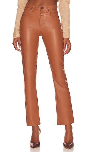 Alexxis Faux Leather Straight in Brown. - size 31 (also in 33) - AG Jeans - Modalova