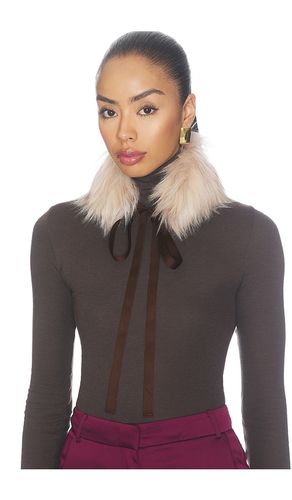 Runway Long Haired Faux Fur Choker in - AKNVAS - Modalova