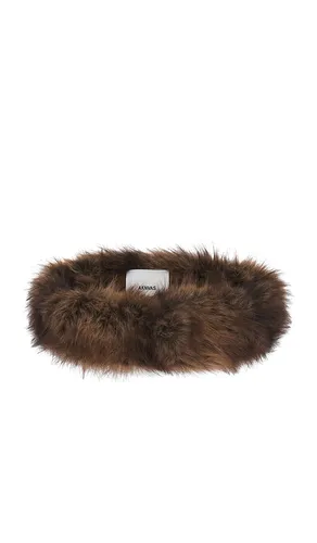 AKNVAS Faux Fur Headband in Brown - AKNVAS - Modalova