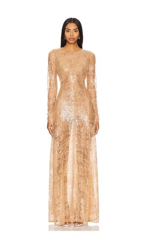 X REVOLVE Galatea Dress in Metallic Gold. - size 2 (also in 6) - AKNVAS - Modalova