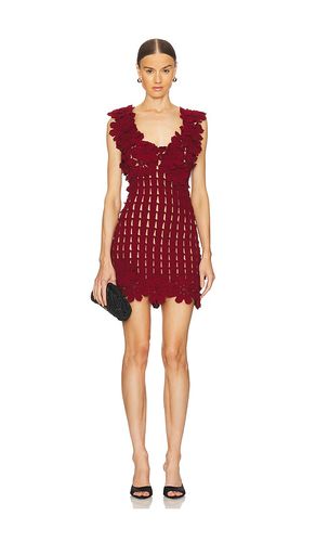 X REVOLVE Fiore Mini Dress in Burgundy. - size L (also in M, S, XS) - AKNVAS - Modalova