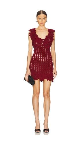 X REVOLVE Fiore Mini Dress in Burgundy. - size M (also in S, XS) - AKNVAS - Modalova