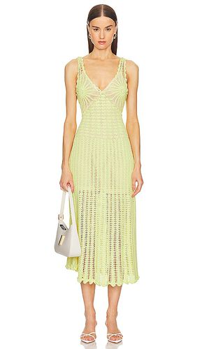 X REVOLVE Guinevere Crochet Dress in Lemon. - size M (also in S, XS) - AKNVAS - Modalova