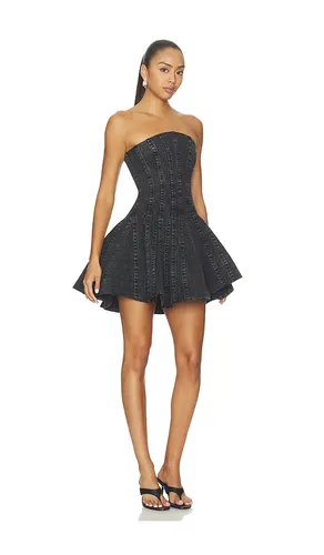 Lefa Denim Cocktail Dress in . - size 0 (also in 2, 4) - AKNVAS - Modalova