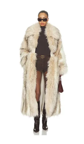 Kyla Faux Fur Coat in . Size L. Also in M, S, XS - AKNVAS - Modalova