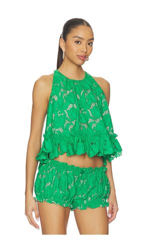 Mika Guipure Lace Halter Top in . Size L. Also in M - AKNVAS - Modalova