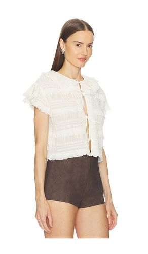 Audra Ruffled Tie Blouse in . Taglia L. Also in M, S, XL - AKNVAS - Modalova