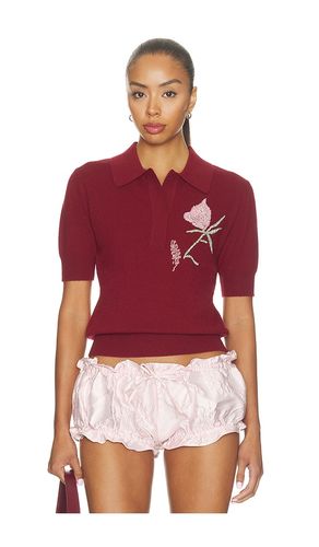 Ailey Cashmere Wool Blend Polo With Embroidery in . Taglia M. Also in S - AKNVAS - Modalova
