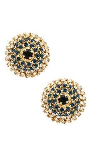 Pendientes medium eye dome en color oro metálico talla all en - Metallic Gold. Talla all - Anton Heunis - Modalova