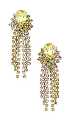 Pendientes laced jonquil chandelier en color oro metálico talla all en - Metallic Gold. Talla all - Anton Heunis - Modalova