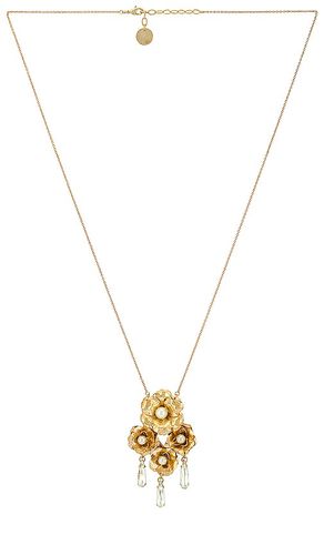 Collar rose cluster pendant en color oro metálico talla all en - Metallic Gold. Talla all - Anton Heunis - Modalova