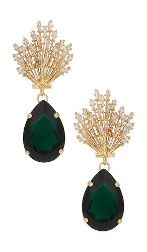 Pendientes sunburst drop en color oro metálico talla all en - Metallic Gold. Talla all - Anton Heunis - Modalova
