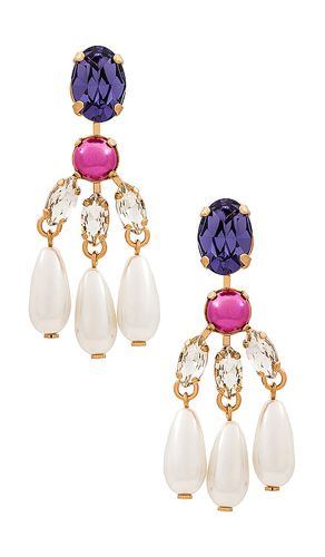 Multi Color Pearl Chandelier Earrings in - Anton Heunis - Modalova