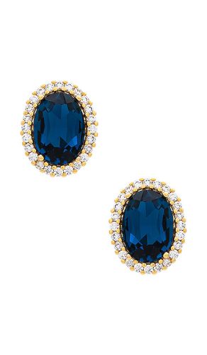 Oval studs in color blue size all in & - Blue. Size all - Anton Heunis - Modalova