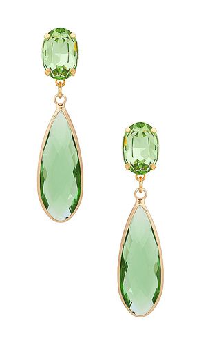 Mono colour drop earrings in color green size all in & - Green. Size all - Anton Heunis - Modalova