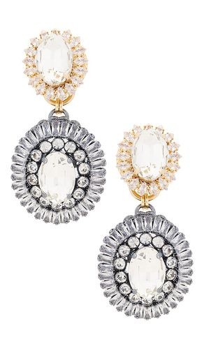 Pendientes araña oval disc en color metallic ,metallic silver talla all en & - Metallic ,Met - Anton Heunis - Modalova