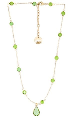 Collar short crystal en color verde talla all en & - Green. Talla all - Anton Heunis - Modalova