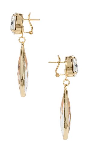Omega Clasp Mono Colour Drop Earrings in - Anton Heunis - Modalova