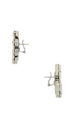 Omega Clasp Fan-shaped Detail Stud in - Anton Heunis - Modalova