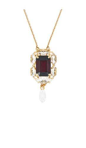 Small Square Pendant With Drop Necklace in - Anton Heunis - Modalova