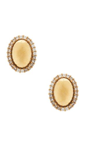 Clasp Oval Stud Earrings in - Anton Heunis - Modalova