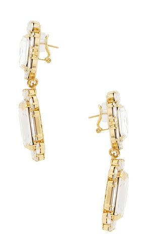 Omega Clasp Double Square Earrings in - Anton Heunis - Modalova