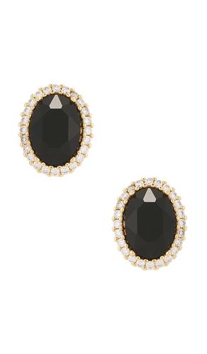Pendientes de tachuela omega en color negro talla all - Anton Heunis - Modalova