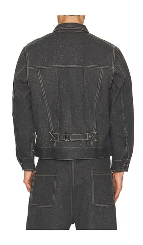 Motif Japanese Denim Jacket in Denim-Dark. - size L (also in M, S, XL/1X) - Art Community - Modalova