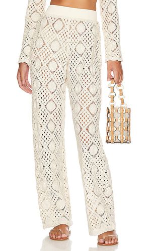 Hira Crochet Pants in Cream. - size L (also in XS, XXL) - Andrea Iyamah - Modalova