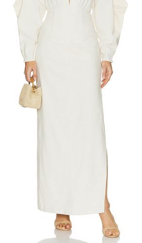 Lino Corset Skirt in White. - size M (also in S, XL/1X, XS, XXL/2X) - Andrea Iyamah - Modalova