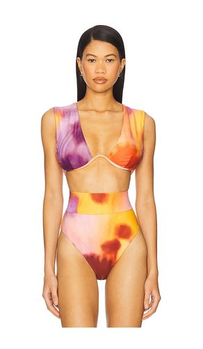 Kuwa Bikini Top in Orange,Purple. - size L (also in M, XL, XS) - Andrea Iyamah - Modalova