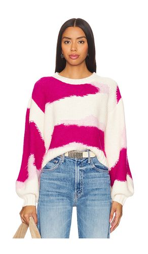 Enfold Jacquard Knit Sweater in Fuchsia. - size L (also in M, S) - Aje - Modalova