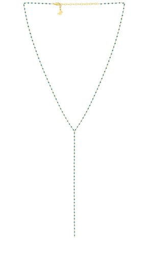 Lazo de cuentas en color azul cerceta talla all en - Teal. Talla all - By Adina Eden - Modalova