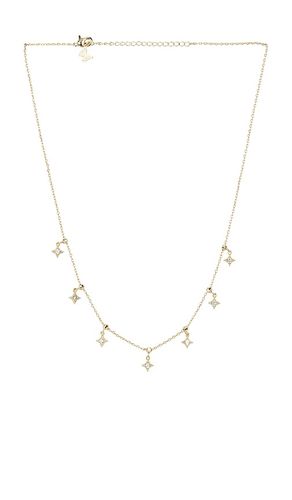 Cz Muli Starburst Dangling Necklace in Metallic - By Adina Eden - Modalova