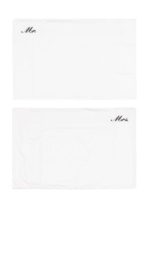 ECKKISSENBEZUG-SET „HERR UND FRAU“ MR MRS CORNER PILLOWCASE SET in - Abbode - Modalova