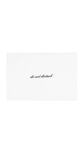 Funda de almohada no molestar do not disturb pillowcase en color blanco talla all - Abbode - Modalova