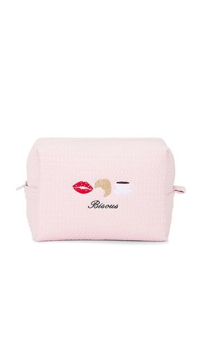 Bolsa de bisous waffle bisous waffle pouch en color rosado talla all - Abbode - Modalova