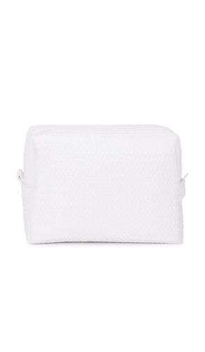 Neceser waffle estilo jet-set jet setter waffle pouch en color blanco talla all - Abbode - Modalova