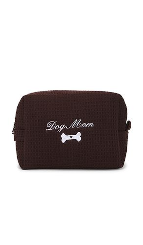 Neceser waffle para amantes de los perros dog mom waffle pouch en color marrón talla all - Abbode - Modalova