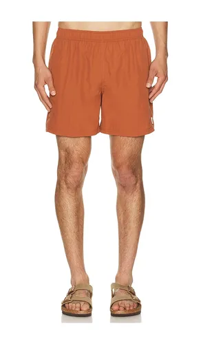 Solid Sebastian Swim Trunk in Brick. - size L (also in M, S, XL/1X) - AUTO-REPLY - Modalova