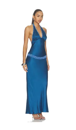 Celine Hand Beaded Dress in Blue. - size M (also in L, XL) - ASTA RESORT - Modalova