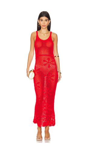 X REVOLVE Emma Tricot Dress in Red. - size M (also in S, XL) - ASTA RESORT - Modalova