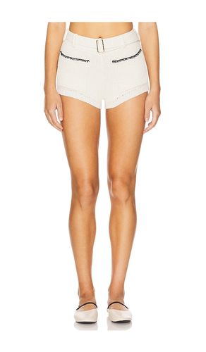 X REVOLVE Cara Knitted Short in Ivory. - size L (also in M, S, XS) - Asta Resort - Modalova