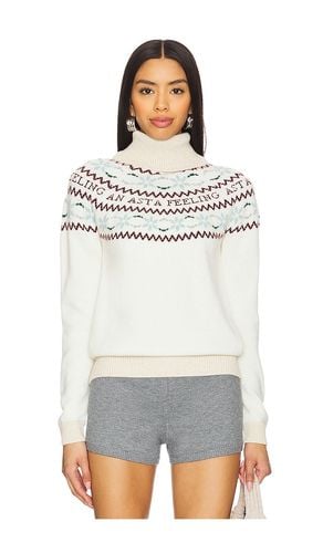 Jemima Intarsia Sweater in Cream. - size M (also in S, XS) - Asta Resort - Modalova